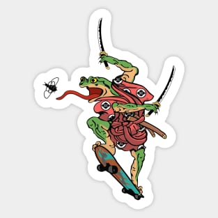 Catching Flies Sticker